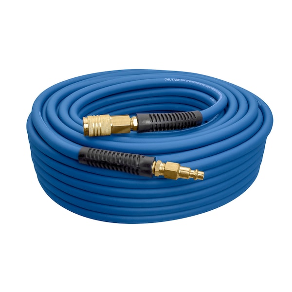 Estwing E14100PVCR 1/4" x 100' PVC / Rubber Hybrid Air Hose with Brass Fitting E14100PVCR - main